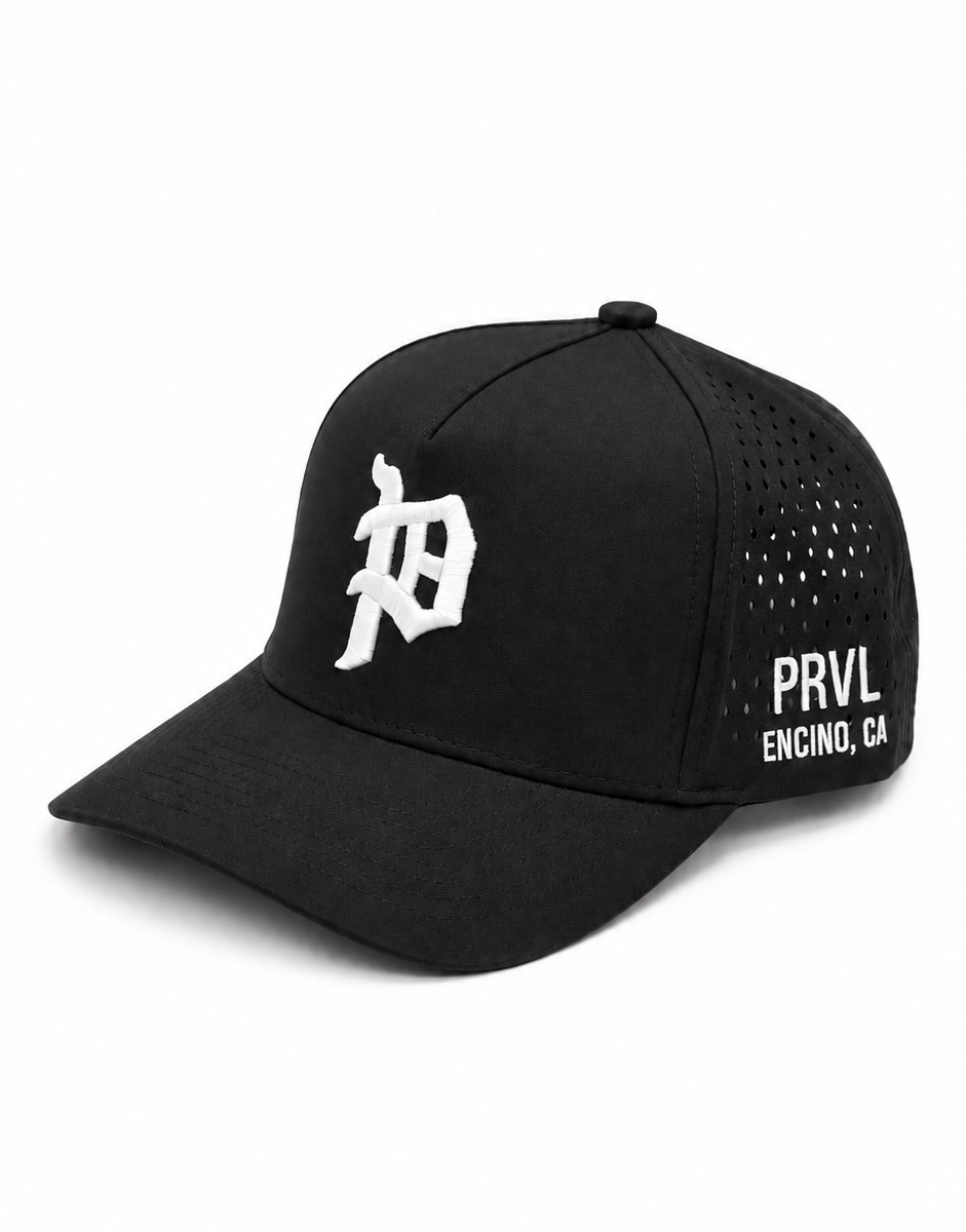 PRVL Athletic Black Performance Hat