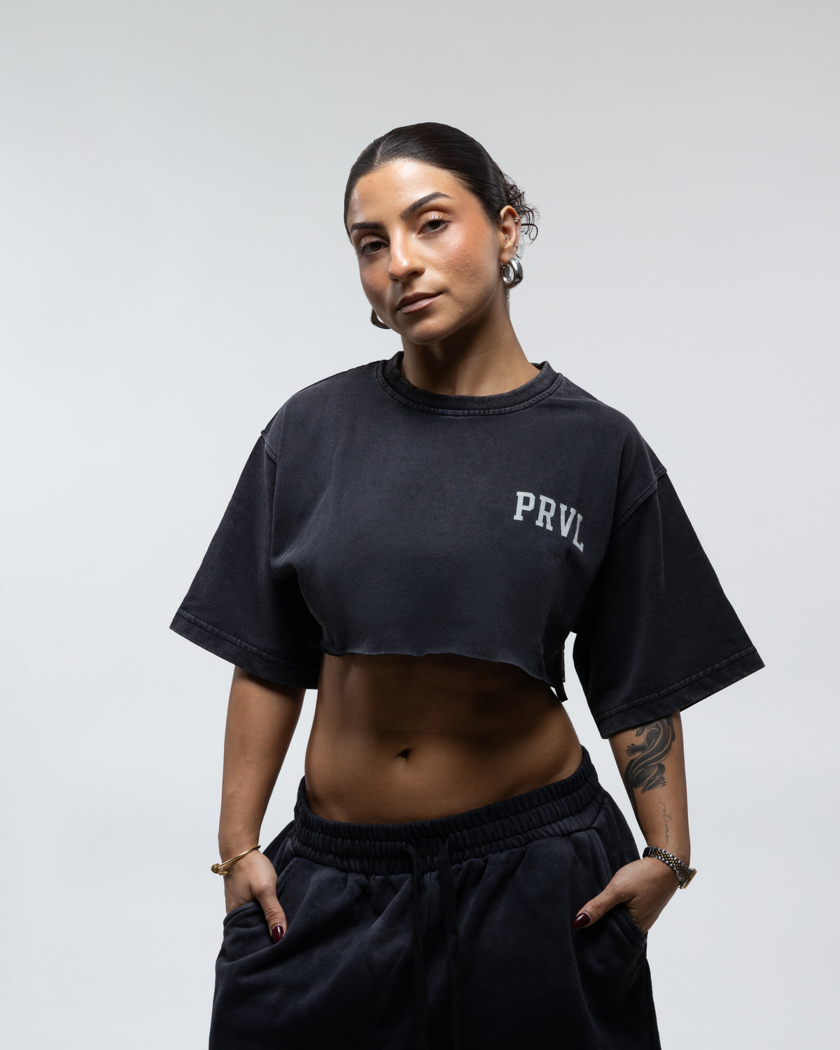 Varsity Crop Tee