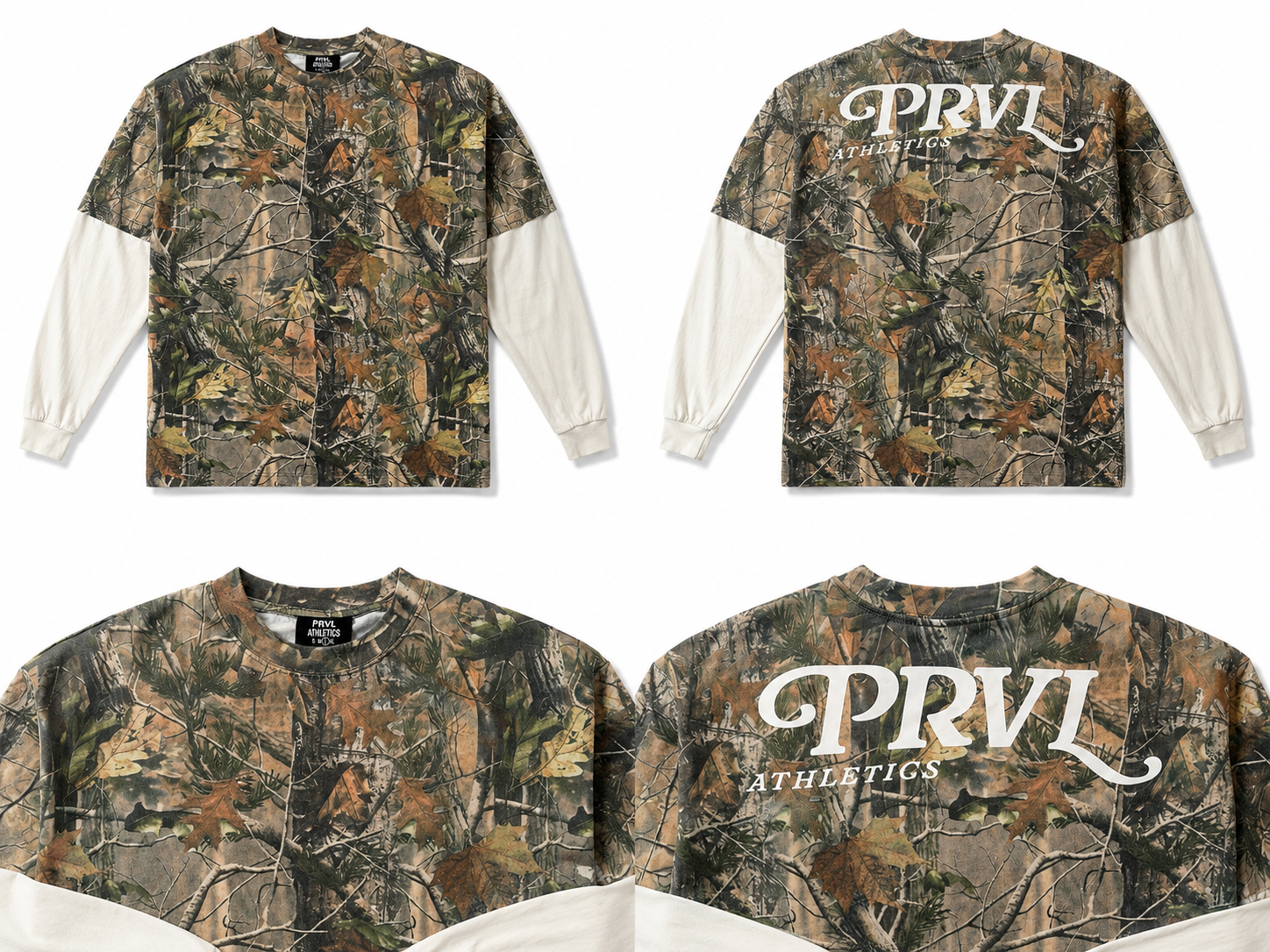 PRVL Woodland Camo Long Sleeve