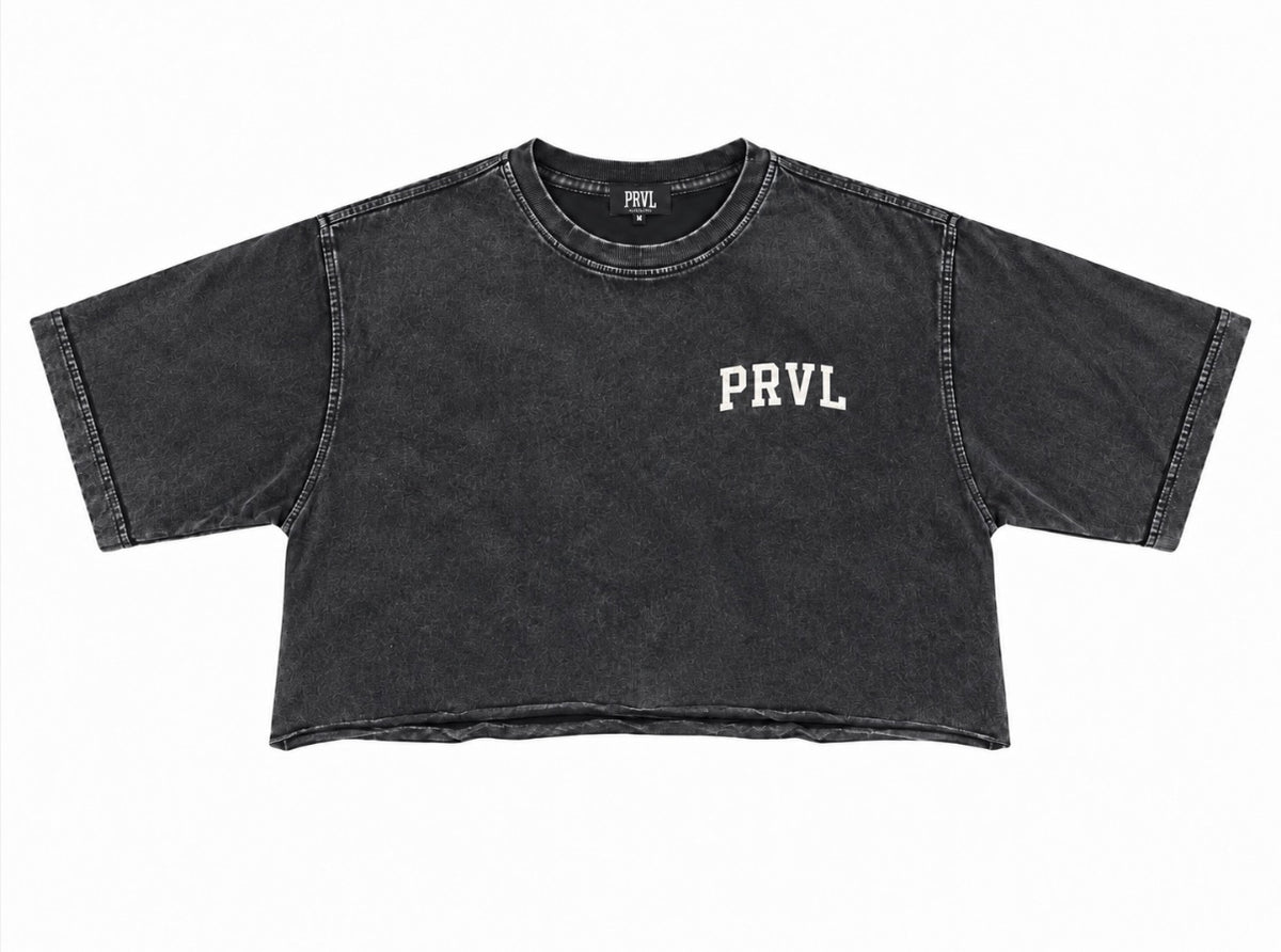 Varsity Crop Tee