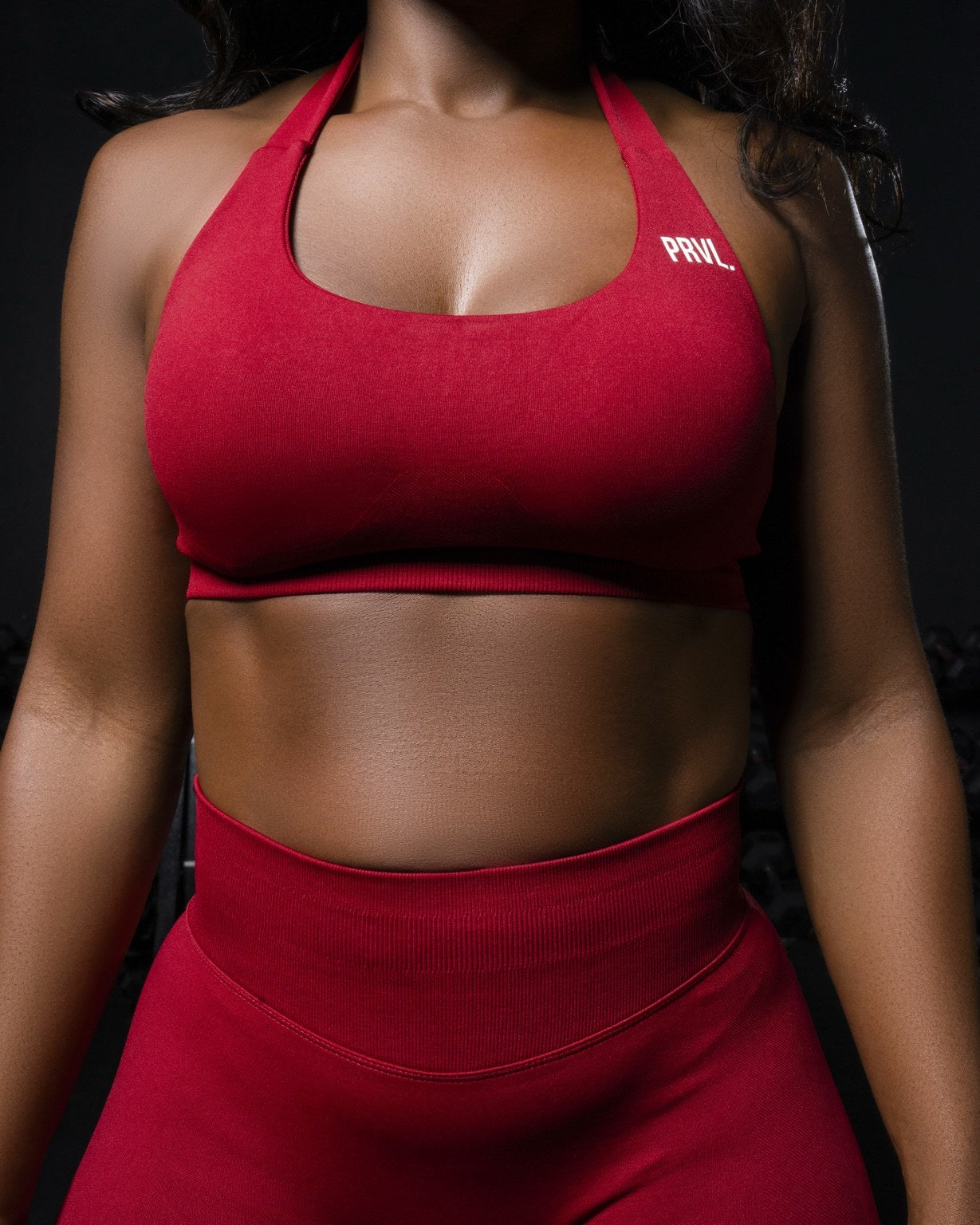 Minimal Halterneck Sports Bra