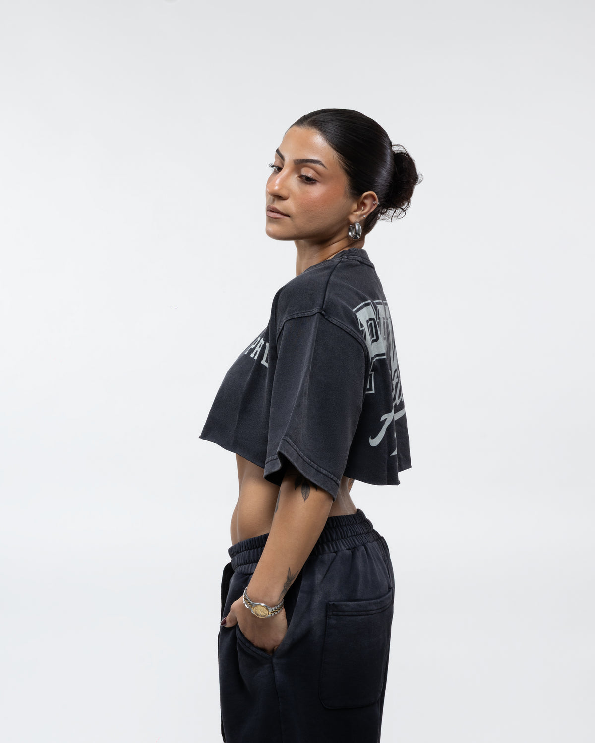 Varsity Crop Tee